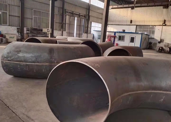 48&quot; X 12mm কার্বন ইস্পাত পাইপ বাঁক 90 ডিগ্রি Astm A234 Wp5