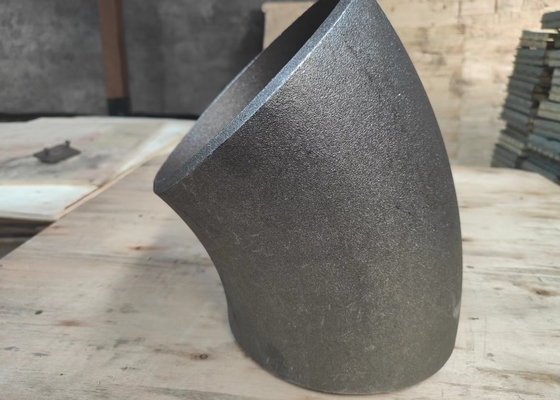 ASME A234 Wpb কার্বন ইস্পাত সংক্ষিপ্ত ব্যাসার্ধ 45 ডিগ্রি কনুই SCH10 SCH20