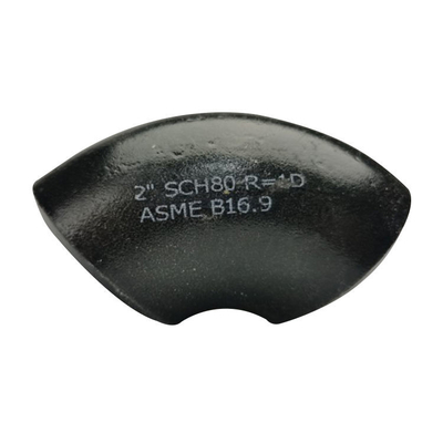 1MM-18MM নকল বাট ওয়েল্ডিং পাইপ ফিটিং কার্বন ইস্পাত 90 ডিগ্রি কনুই