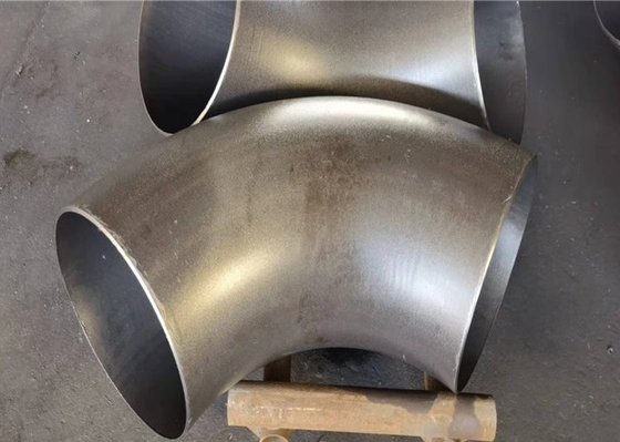 Astm A403 / A403m ইস্পাত জোড় কনুই Wp304 Wp316 দীর্ঘ ব্যাসার্ধ 6'' Sch80