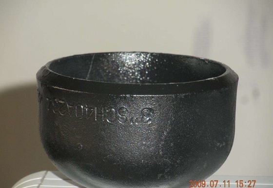 16" কার্বন স্টিল পাইপ ক্যাপ XS ASTM A234 বাট ওয়েল্ড পাইপ ক্যাপ