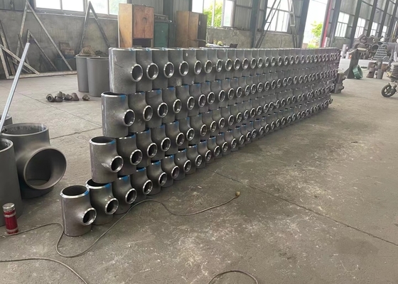 Asme B16.9 Astm A 234 Wpb রিডুসিং টি ফিটিং বাট ওয়েল্ড Wp304/L 316/L S2205 S32750