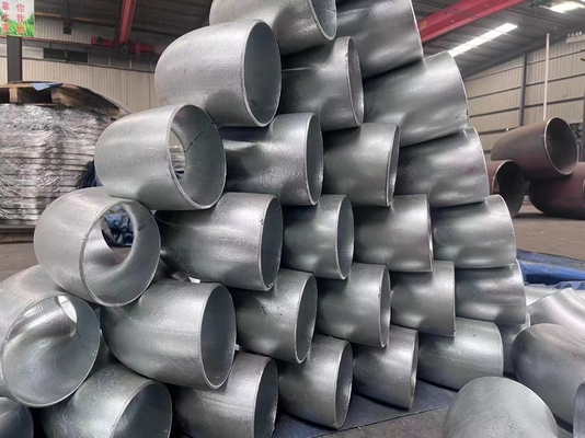 Astm A403 / A403m ইস্পাত জোড় কনুই Wp304 Wp316 দীর্ঘ ব্যাসার্ধ 6 ইঞ্চি Sch80