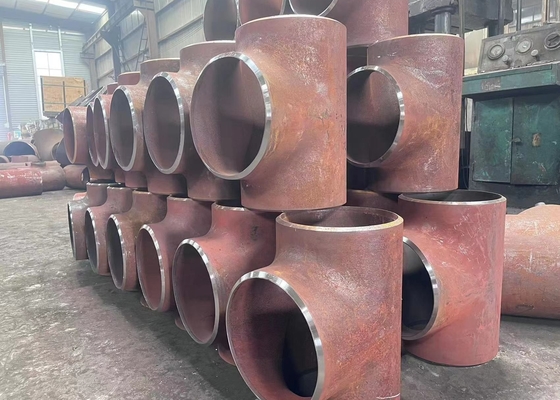 ASME B16.9 কার্বন স্টিল রিডুসিং Tee Sch40 ASTM A234 Wpb বাট ওয়েল্ড টি