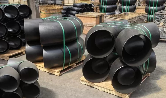 ASTM WPB A234 180 ডিগ্রী এবং 360 ডিগ্রী 2D/3D/5D কার্বন স্টিল পাইপ বাঁক