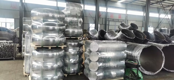 নকল DIN2605 ASTM A234 WPB কালো সমান কনুই ফিটিং SCH20-SCH120