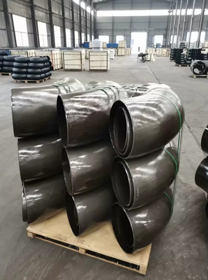 JIS2311 SGP SS400 কার্বন স্টি 45 90 180 ডিগ্রি পাইপ ফিটিং কনুই