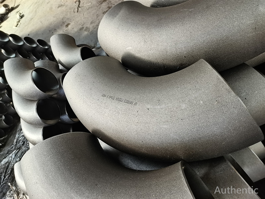 2D 3D 180 ডিগ্রি স্টিল পাইপ কনুই A420 WPL3 EN10253-2 2mm-20mm