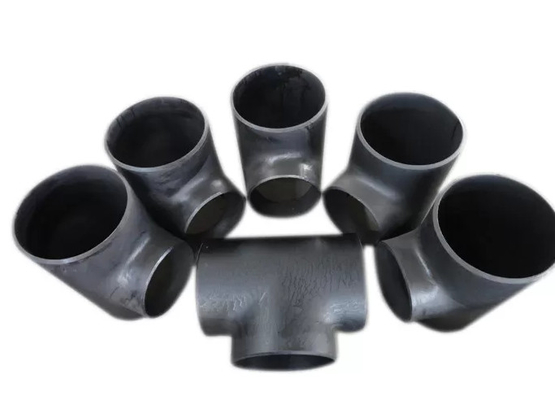 2mm- 60mm বাট ওয়েল্ডেড পাইপ ফিটিংস টি সিমলেস ব্ল্যাক রাস্ট প্রুফ অয়েল 14'' 16'' 18''
