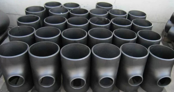 2mm- 60mm বাট ওয়েল্ডেড পাইপ ফিটিংস টি সিমলেস ব্ল্যাক রাস্ট প্রুফ অয়েল 14'' 16'' 18''