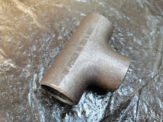A105 ওয়েল্ডিং টি নকল পাইপ ফিটিং 88.9 X 3.2 Sch40 Sch80