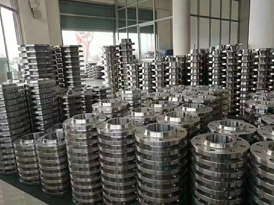Iso Ped 1/2 ইঞ্চি নকল ইস্পাত ফ্ল্যাঞ্জ স্টেইনলেস বাট ওয়েল্ড Astm