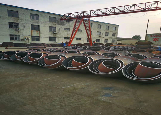বাট ওয়েল্ডিং কার্বন ইস্পাত কনুই EN 10253-2 ASTM A420 WPL6 বাটওয়েল্ড পাইপ ফিটিং