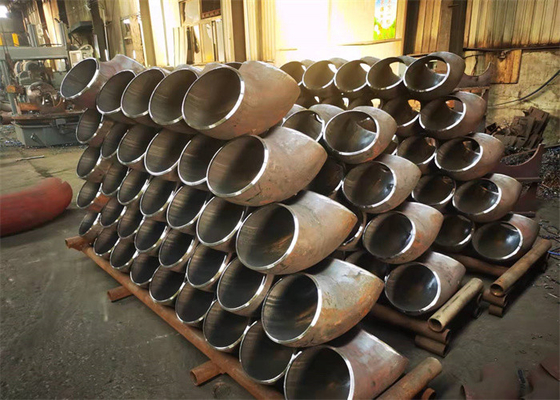 ওয়েল্ডিং SGP Sch 80 90 ডিগ্রী কনুই ASME কালো স্টেইনলেস স্টীল