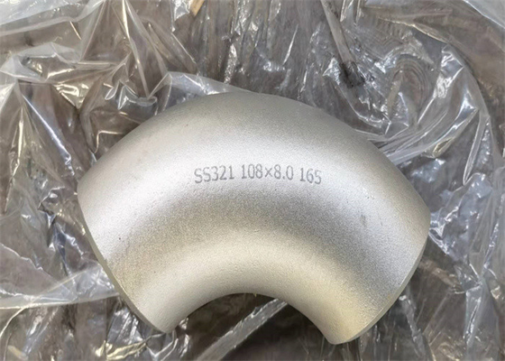 ASTM A403 WP304 6 ইঞ্চি স্টেইনলেস স্টিল 90 ডিগ্রি কনুই SCH20