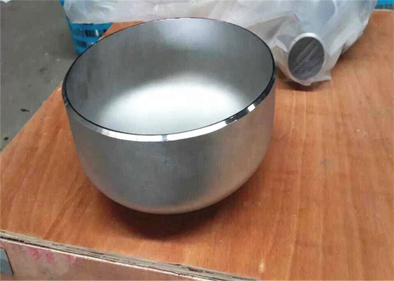 SCH30 SCH40 স্টেইনলেস স্টীল পাইপ ক্যাপ স্যান্ডব্লাস্টিং 4 ইঞ্চি ANSI