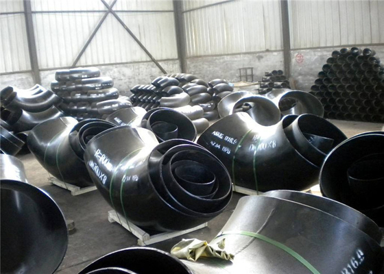 ASTM WPB A234 নকল পাইপ ফিটিং Sch10 Sch20 বিজোড় স্টেইনলেস স্টীল পাইপ ফিটিং
