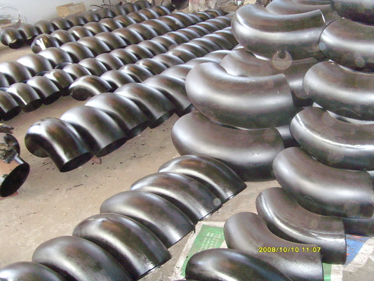 SCH60 SCH100 বিজোড় পাইপ কনুই 45 ডিগ্রি 325x8mm A403 WP304