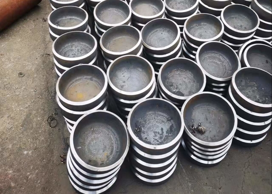বিজোড় Q345 Q235 কার্বন ইস্পাত পাইপ ক্যাপ বাট ঝালাই